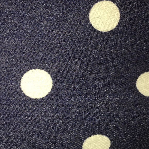Cyrus Woman’s Navy & White Polka Dot Top Size XL - Picture 9 of 13